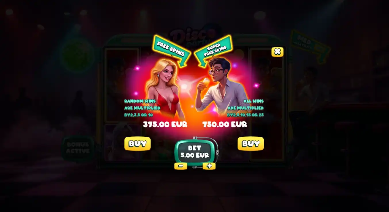 Options for Free Spins and Super Free Spins